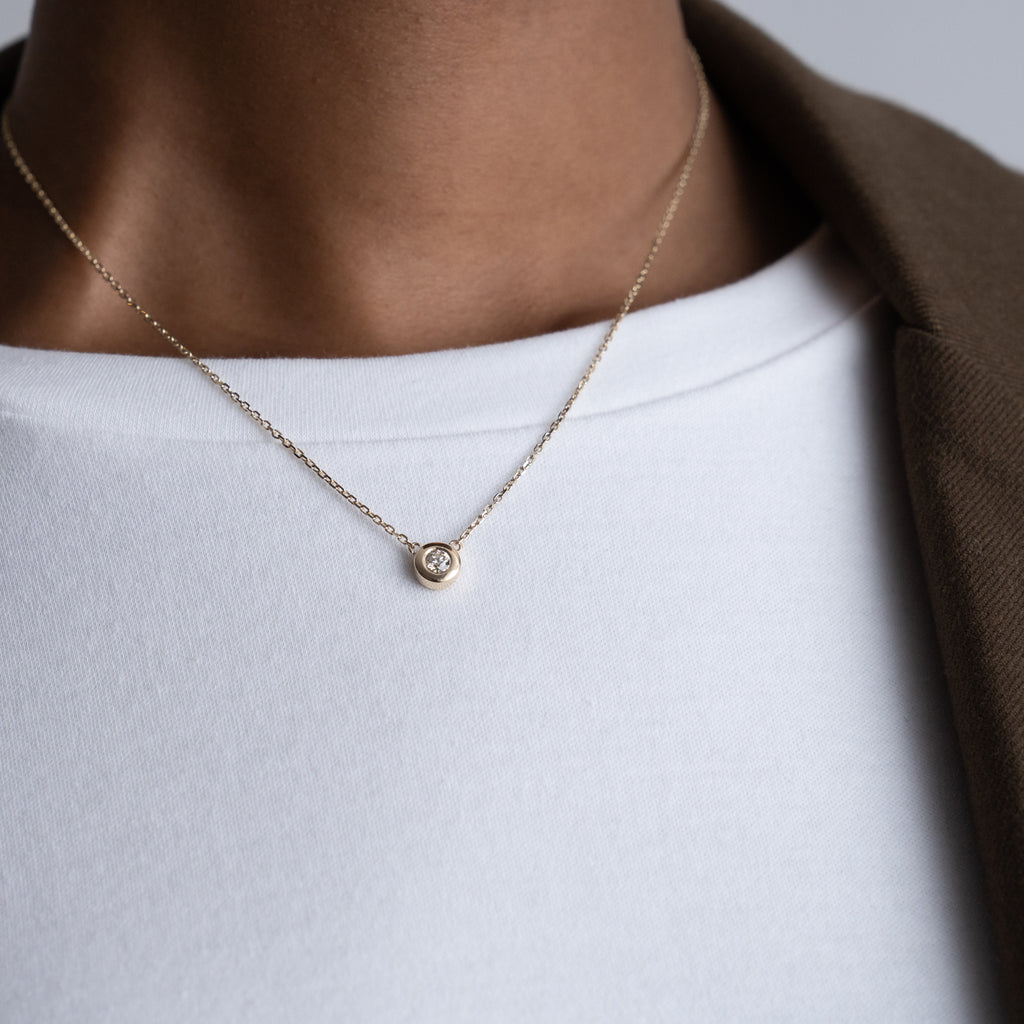 Floating Diamond Necklace - Aspen Factor