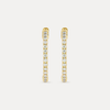 Yellow Diamond Hoops - Aspen Factor