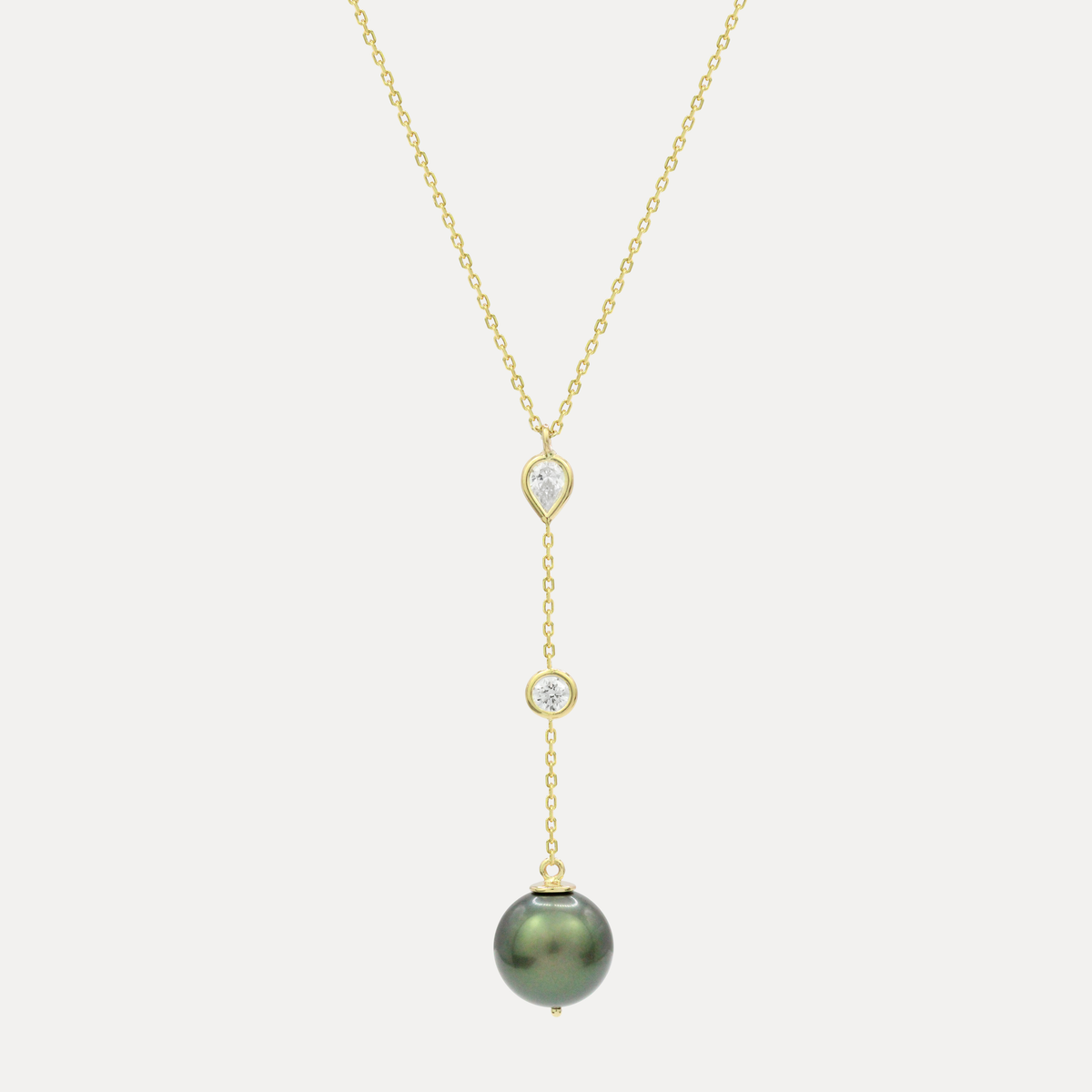 Pearl y sale drop necklace